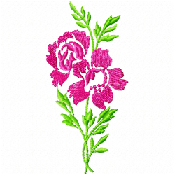 Flowers And Tree Embroidery Design 2 Flowers And Tree Embroidery Design 2